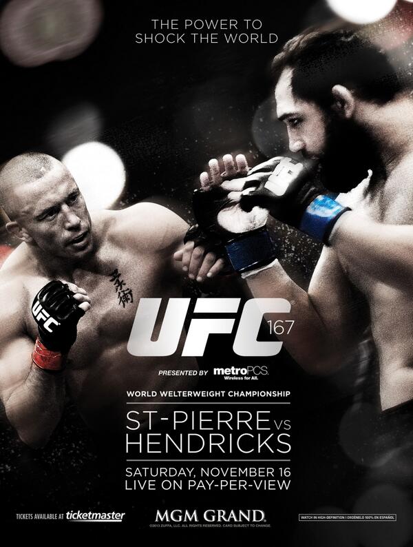 hendricks burn before ufc 167