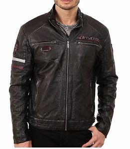 affliction faux leather