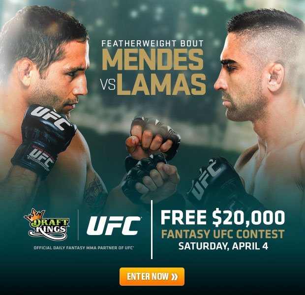 UFC Mendes vs Lamas Draft Picks